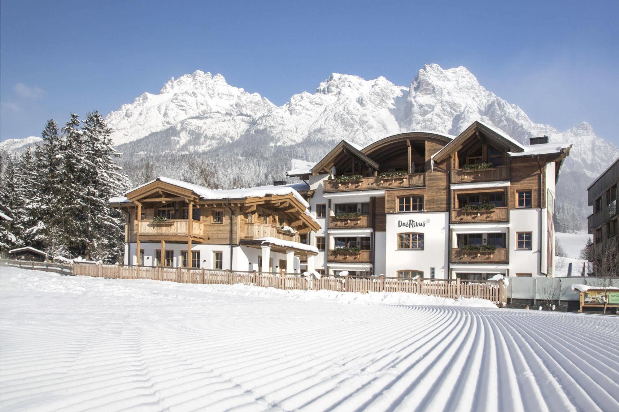 Boutique Hotel Das Rivus Leogang Exterior foto